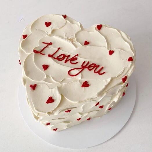 Торт валентинка для парня / девушки