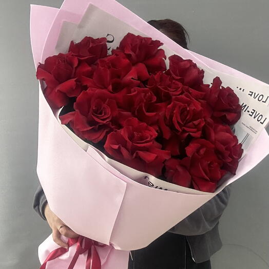 (13) Моно гигант букет из французских роз 🌹