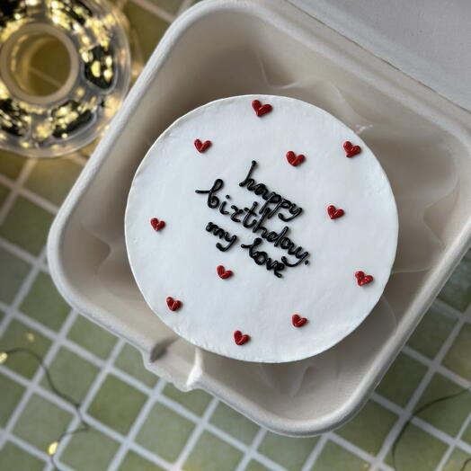 Бенто торт happy birthday, my love