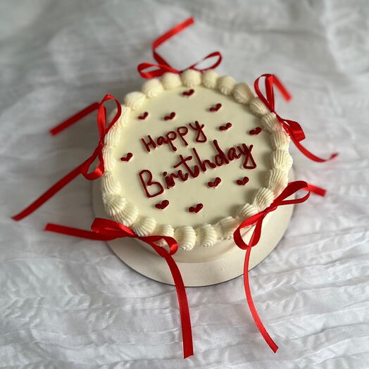 Мини бенто 500 грамм в стиле ламбет "happy birthday "