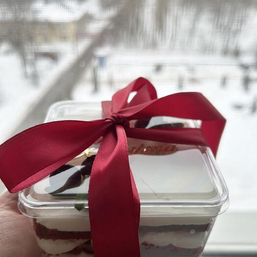 Cake box красный бархат