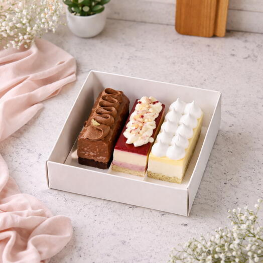 Sale !!! Нарезные пирожные, 3 шт ассорти