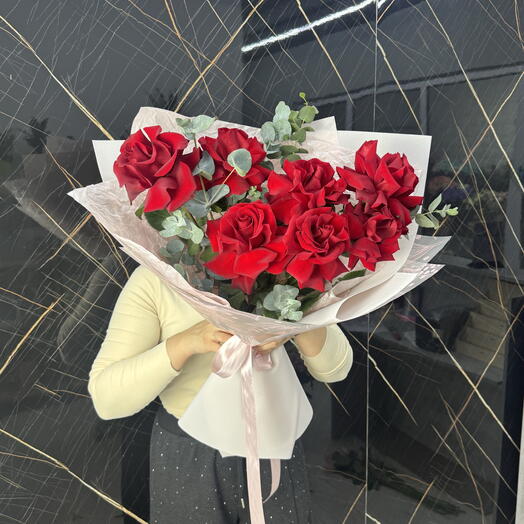 Букет с французскими розами