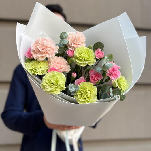 Дофаминовый 🌿микс 🌸Диантусов, 🎀кустовые гвоздики в 🤍сочных оттенках 🌿🎀