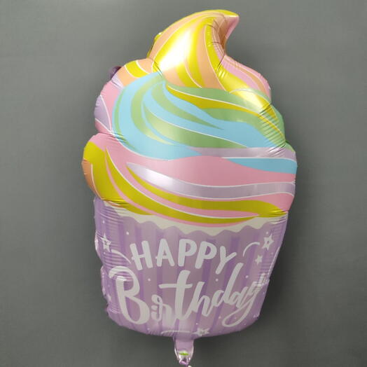 Шар кексик Happy birthday