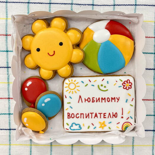 Набор пряников «Любимому воспитателю» малый