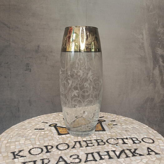 Ваза Ретро стеклянная 8 на 26