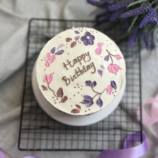 Макси бенто торт Happy birthday 🌸