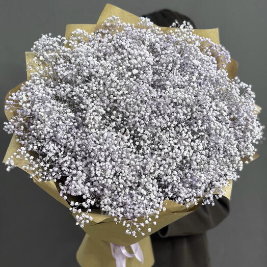 Giant bouquet of lilac gypsophila (art.2032)