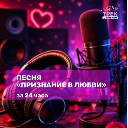 Трек «Признание в любви» за 24 часа