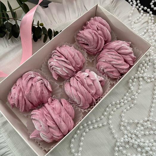 Натуральный домашний зефир «Черная смородина»