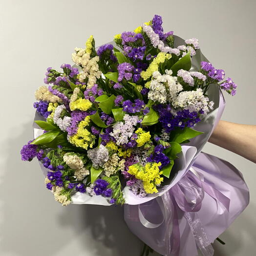 LAVANDER CAKE букет с лимониумом
