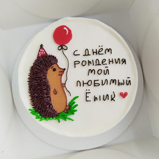 Бенто торт "Ежик"