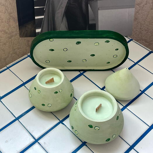 Подарочный набор Лаймовый
