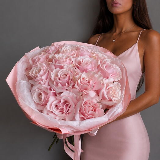 Ажурные розовые розы (15)