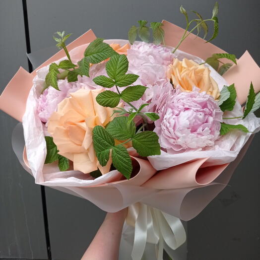 Букет "Pink Peach"