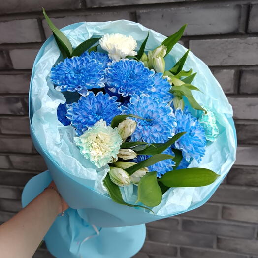 Букет в голубых тонах 💙