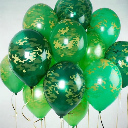 Шары камуфляж 20 шт