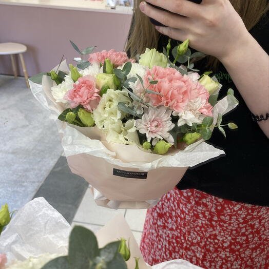 🌸🤍 Цветочная композиция сверток BLOOM ROOM