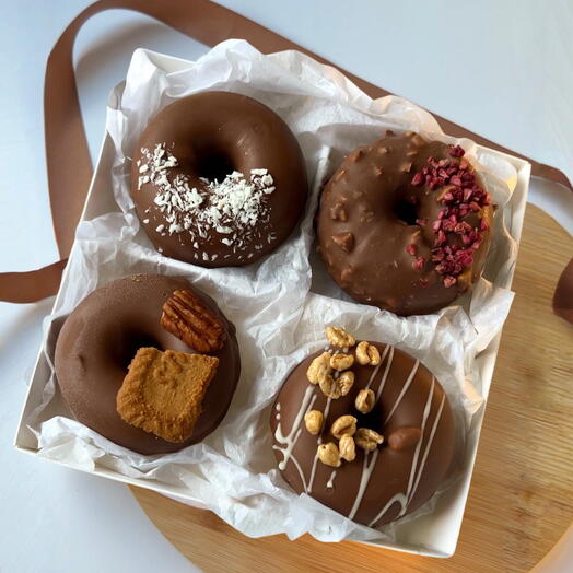 Новый тренд - мини-тортики Donut cake (4 шт)