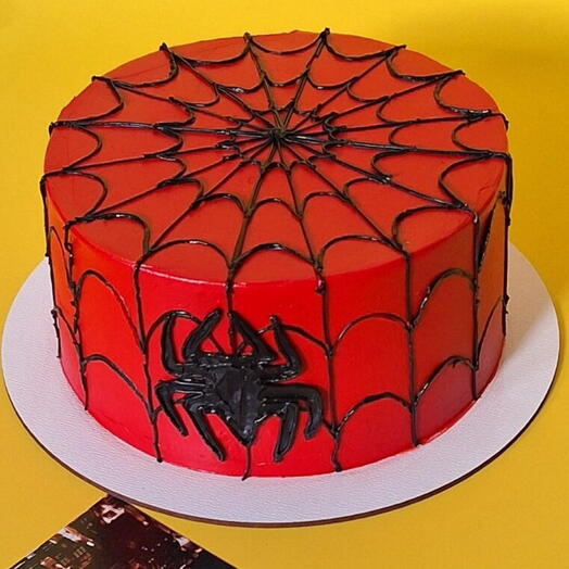 Торт Человек-паук Spider man мальчику, парню, мужчине, мужу на день рождения, 1,7 кг
