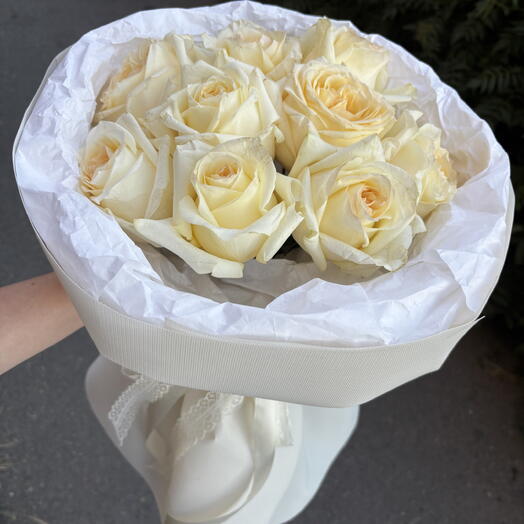 Моно букет розы