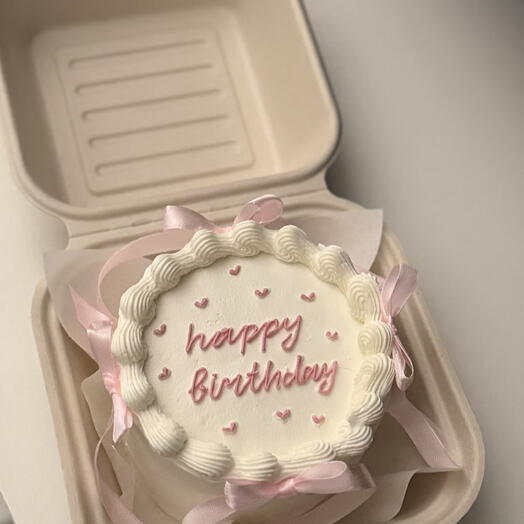 Бенто торт в подарок на день рождения Happy birthday для девушки/подруге/сестры/жены/ребенку