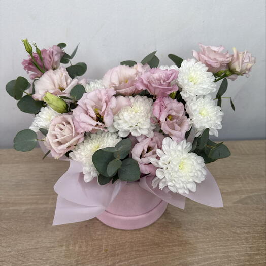 Нежнейшая композиция с эустомой