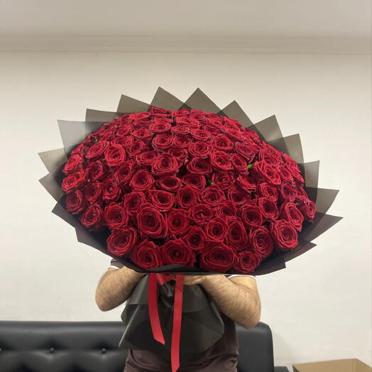 Красные розы 101 шт🌹🌹🌹