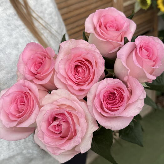 Моно букет из 7 роз 💕