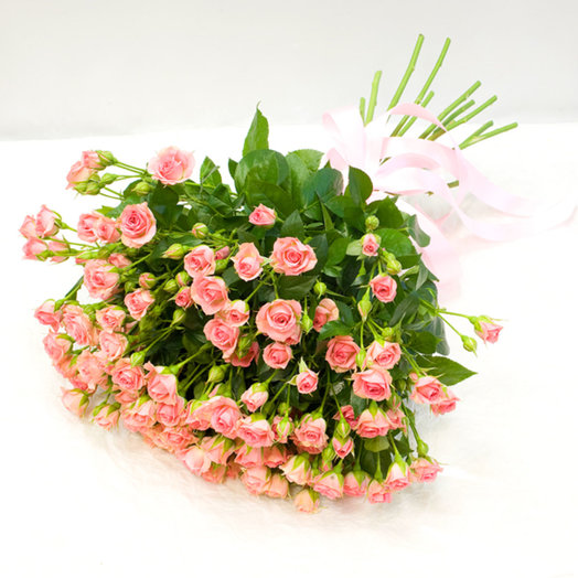 Ramo de rosas rosas Delicadas