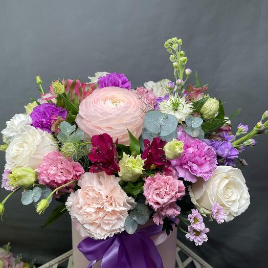 Flowers in a box