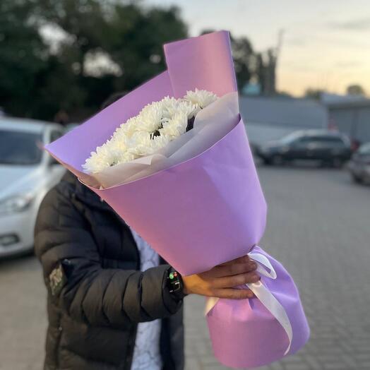 Букет из хризантем