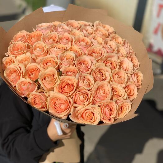 Peach roses
