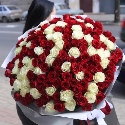 Duobucket de 151 Rosas Premium