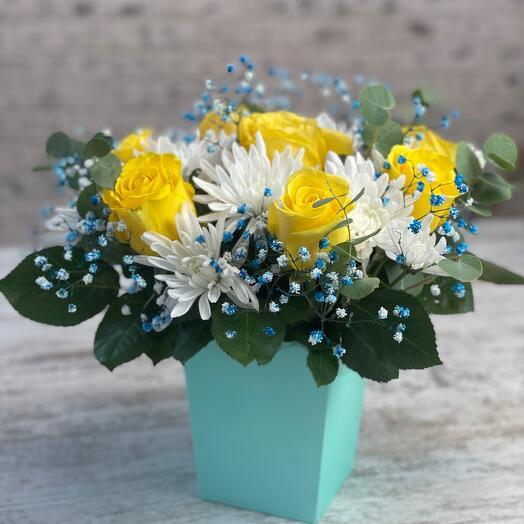 Flowers in a box