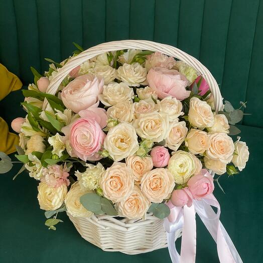 Cesta de flores