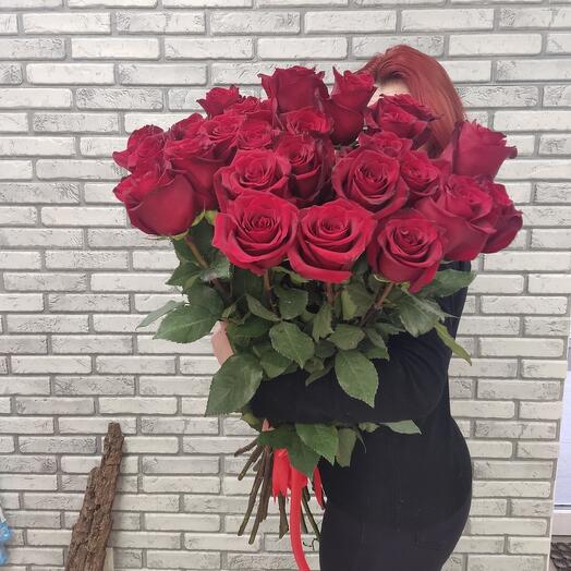 Rosas Rojas 25 piezas Premium