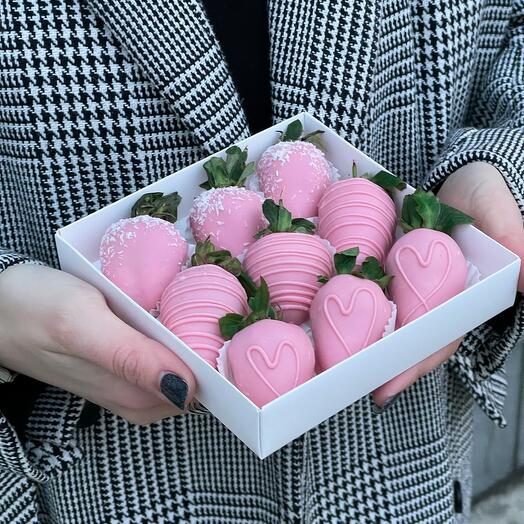 Клубника в шоколаде For love (9-12 ягод)
