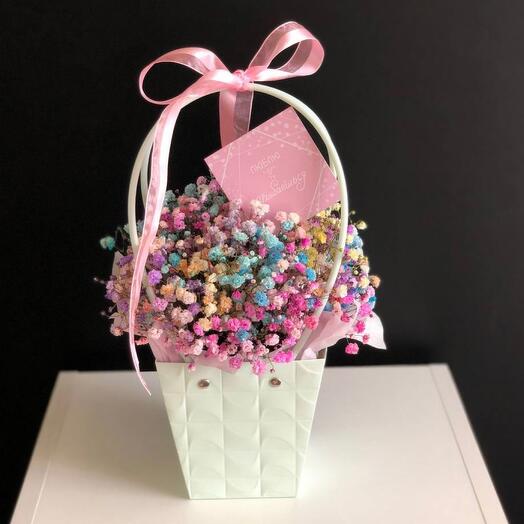Gypsophila en el bolso