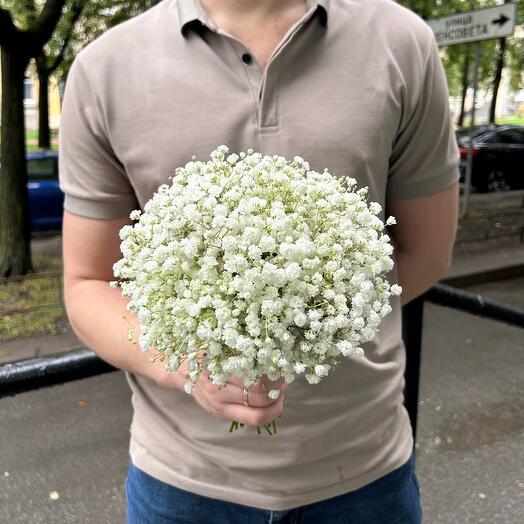 Букет невесты из гипсофилы
