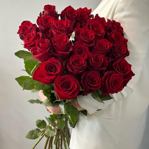 Монобукет из роз Эквадор «Любовь»