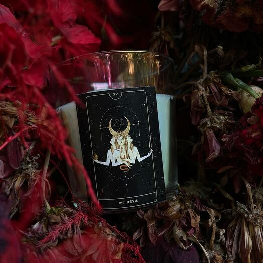 Свеча по арканам таро "Дьявол" 15й аркан