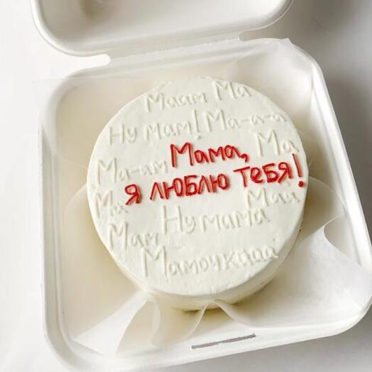 Бенто-торт «Мама, я тебя люблю»