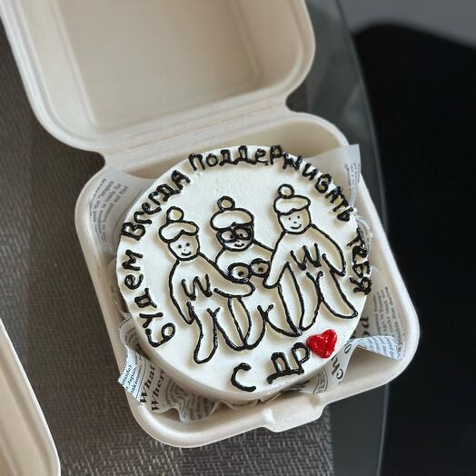 Bento cake with DR