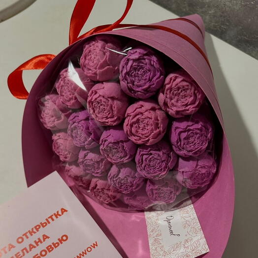 Нежность сиреневого😍 19 шоколадных пионов