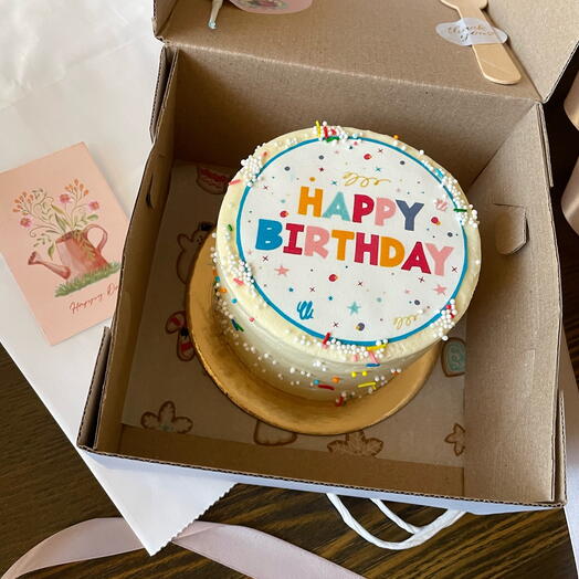 Бенто Торт "Happy Birthday 4"