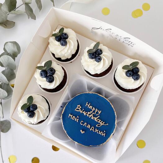 Set of bento + cupcakes