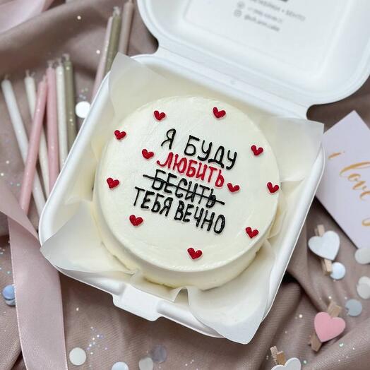 Бенто торт 14 февраля