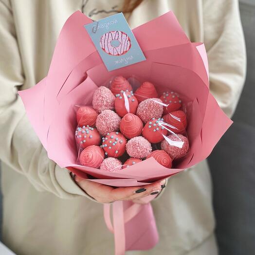 Букет из клубники в шоколаде «Сладкая жизнь»